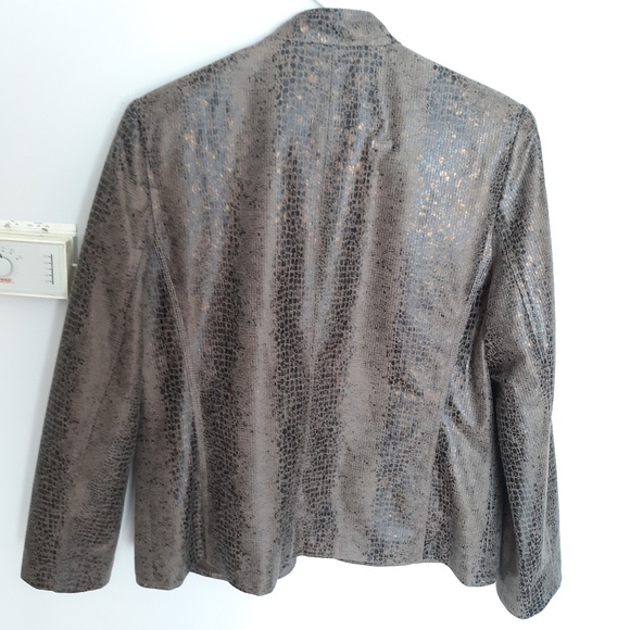 Samantha Gray Snakeskin Jacket 10 - Picture 2 of 5